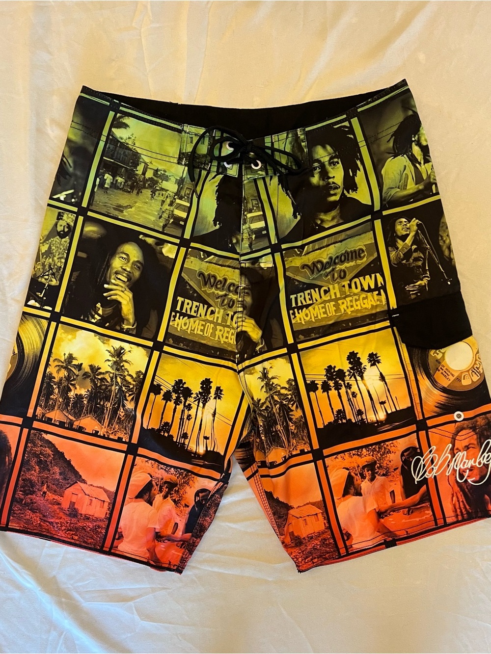 Bob Marley The Collection Men’s Swim Trunks size 32